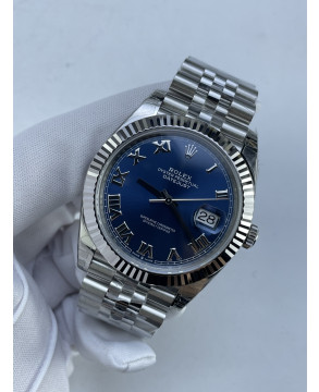 (준비완료/특급배송)NO.3774/ VS공장 롤렉스 DateJust 41 126334 904L SS VSF 1:1 Best Edition Blue Roman Dial on Jubilee Bracelet VS3235