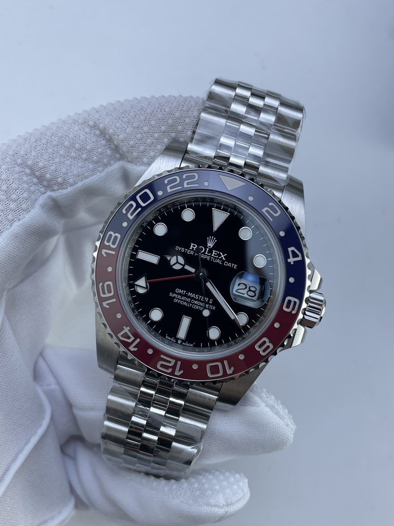 (준비완료/특급배송)NO.3782/QP공장 롤렉스 로렉스 GMT마스터2 펩시 쥬빌레 GMT-Master II 126720 BLRO