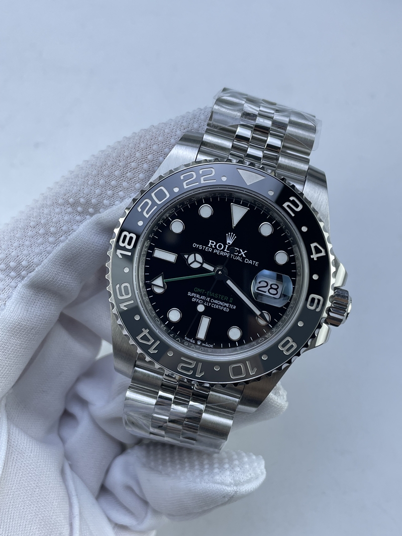 (준비완료/특급배송)NO.3790/QP공장 롤렉스 지엠티마스터2 블랙그레이 쥬빌레 GMT-Master II 126720 GRNR