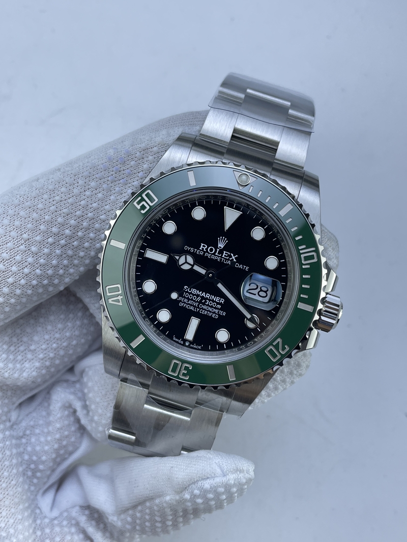 (준비완료/특급배송)NO.3801/QP공장 롤렉스 서브마리너 신형 41mm 블랙다이얼 그린세라믹 인서트 최신형 스타벅스